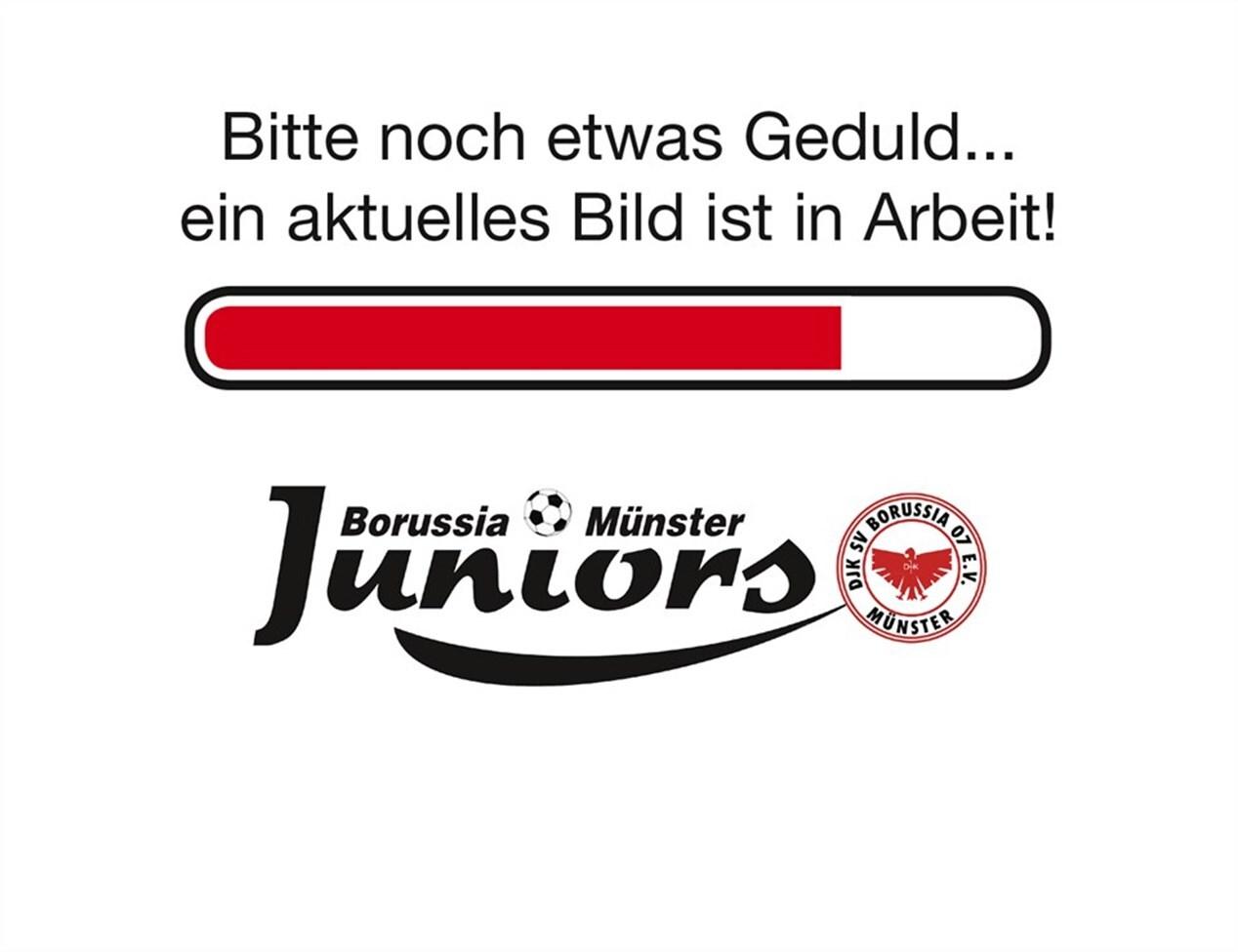 Ladebalken mit der Aufschrift &bdquo;Bitte noch etwas Geduld... ein aktuelles Bild ist in Arbeit!&ldquo; und Logo von Borussia M&uuml;nster Juniors.